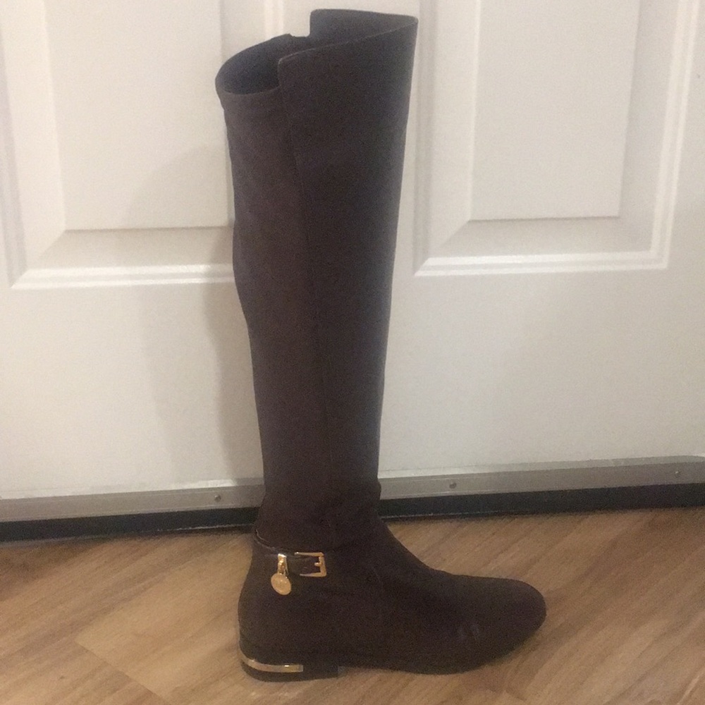 Gently worn Brown Michael Kors over the knee boots